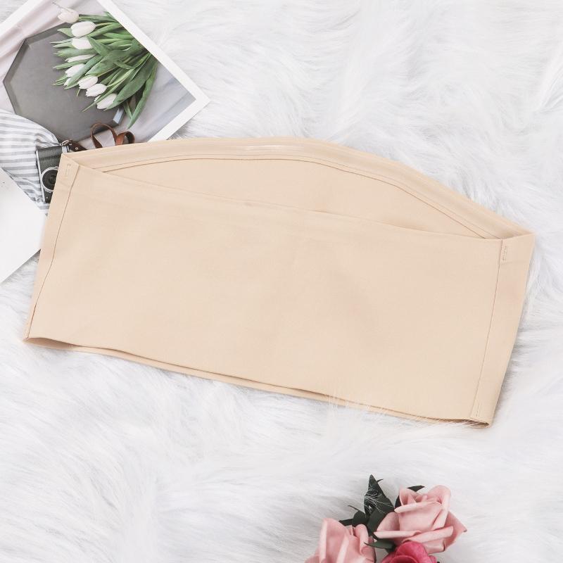 Женский сексуальный бесшовный бюстгальтер-бандо без бретелек, беспроводной, без косточек, без спинки, из дышащей быстросохнущей ткани, подходит для платьев и повседневной носки