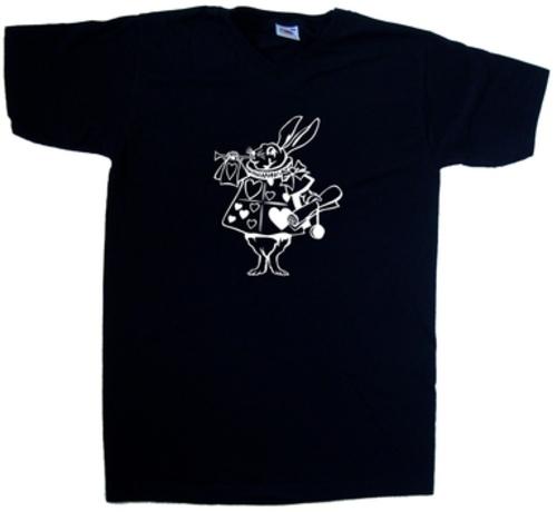 Alice In Wonderland Rabbit V-Neck T-Shirt