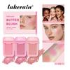 Lakerain Butter Blush Waterproof and Sweat Resistant Permanent Matte Blush Powder Pink with Smoke Fat Cheeks