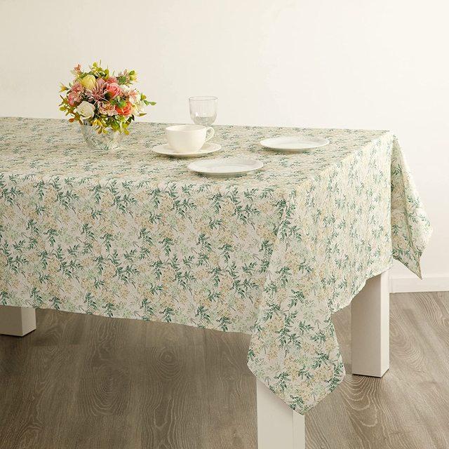 Маленькая свежая квадратная прямоугольная скатерть, подходящая для украшения кухонного стола, простой стиль, украшение скатерти с растениями