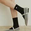 ADAUL Ribbon pattern cloud charm socks - 3color