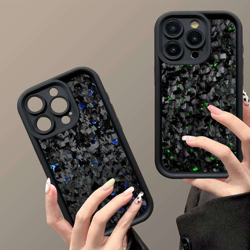 Чехол для телефона APEX CARBON FRAGMENT из гоночного материала для IPhone 17 16 15 14 13 12 11 Pro Max 16E Plus INS Мягкий чехол