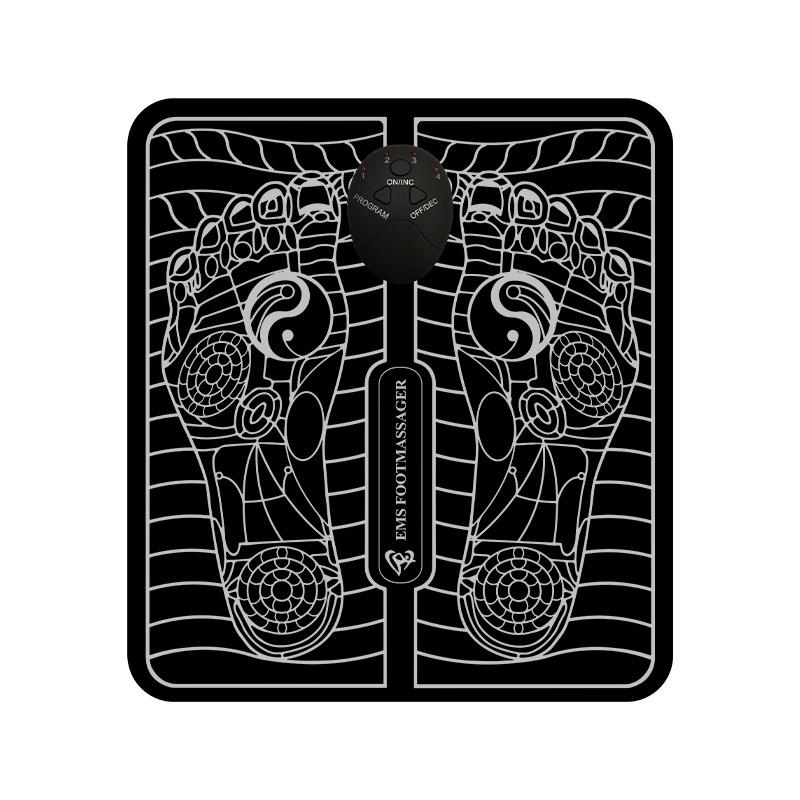Электрический коврик для ног, портативный массажер для ног EMS, массажер для кровообращения ног, интеллектуальный массаж кровообращения(Внимательно прочтите инструкцию)