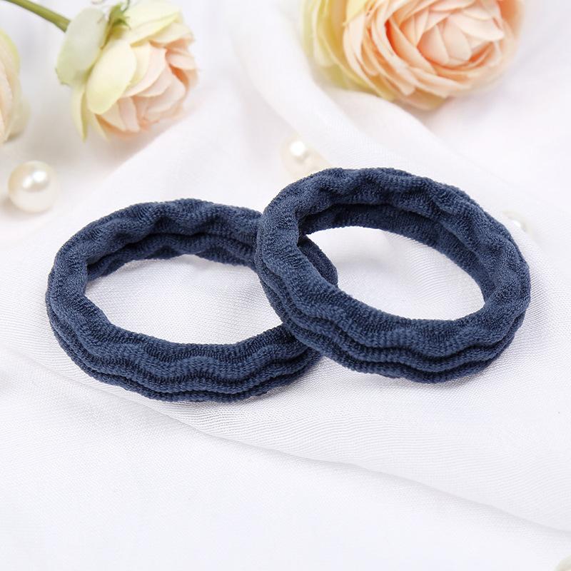 20 шт./лот Однотонные эластичные резинки для волос Высокое качество Бесшовные Простые Девушка Женщины Повязки на голову Головные уборы Аксессуары для волос Скранчи