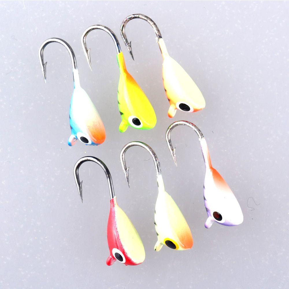 6 ШТ./КОМПЛ. Высококачественный балансир в форме кита, приманка для зимней рыбалки, свинцовый, с жестким крючком, зимняя приманка AD-Sharp