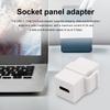 Разъем USB 3.1 Type C с кабелем, порт, поддержка зарядки, синхронизации данных, вставка Keystone для настенной панели, розетки