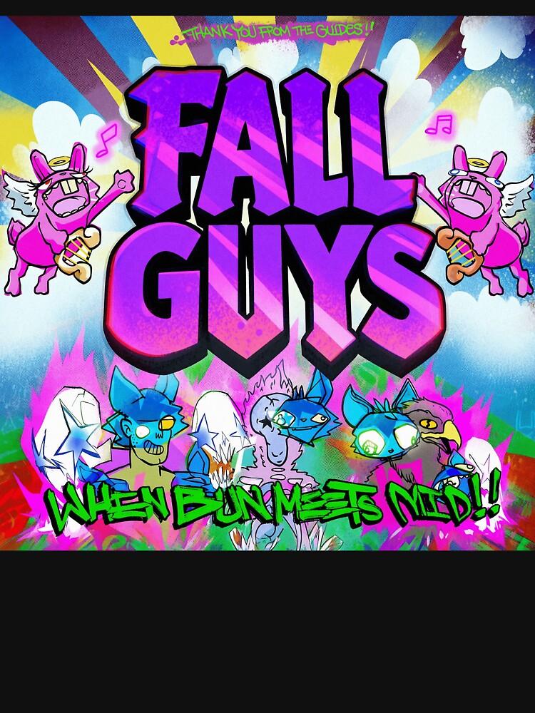 Fall Guys FALL GUYS Когда Бан встречает Мид! Активная футболка