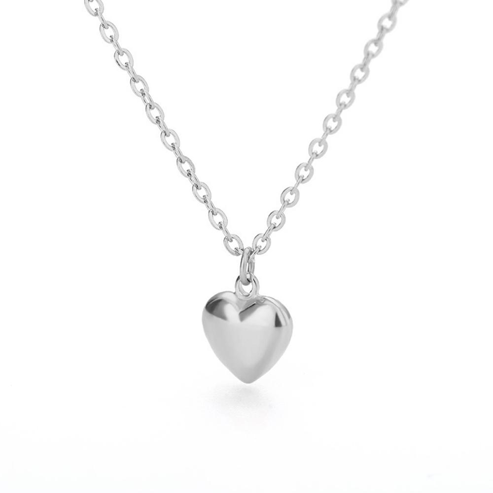 Heart Necklaces For Women Stainless Steel Gold Color Chain Zircon Heart Pendant Choker Necklace Wedding Boho Jewelry Gift Femme