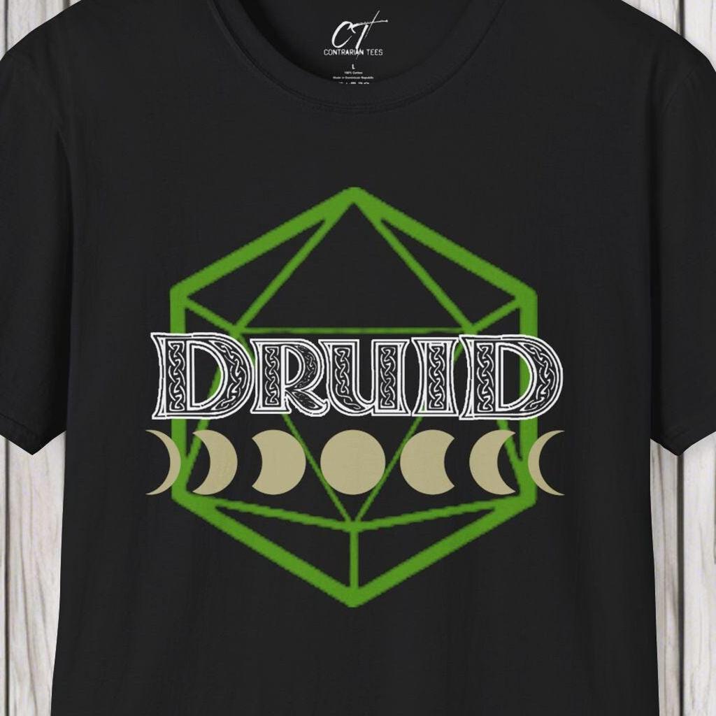 Druid D&D Shirt: RPG Gamer Gift