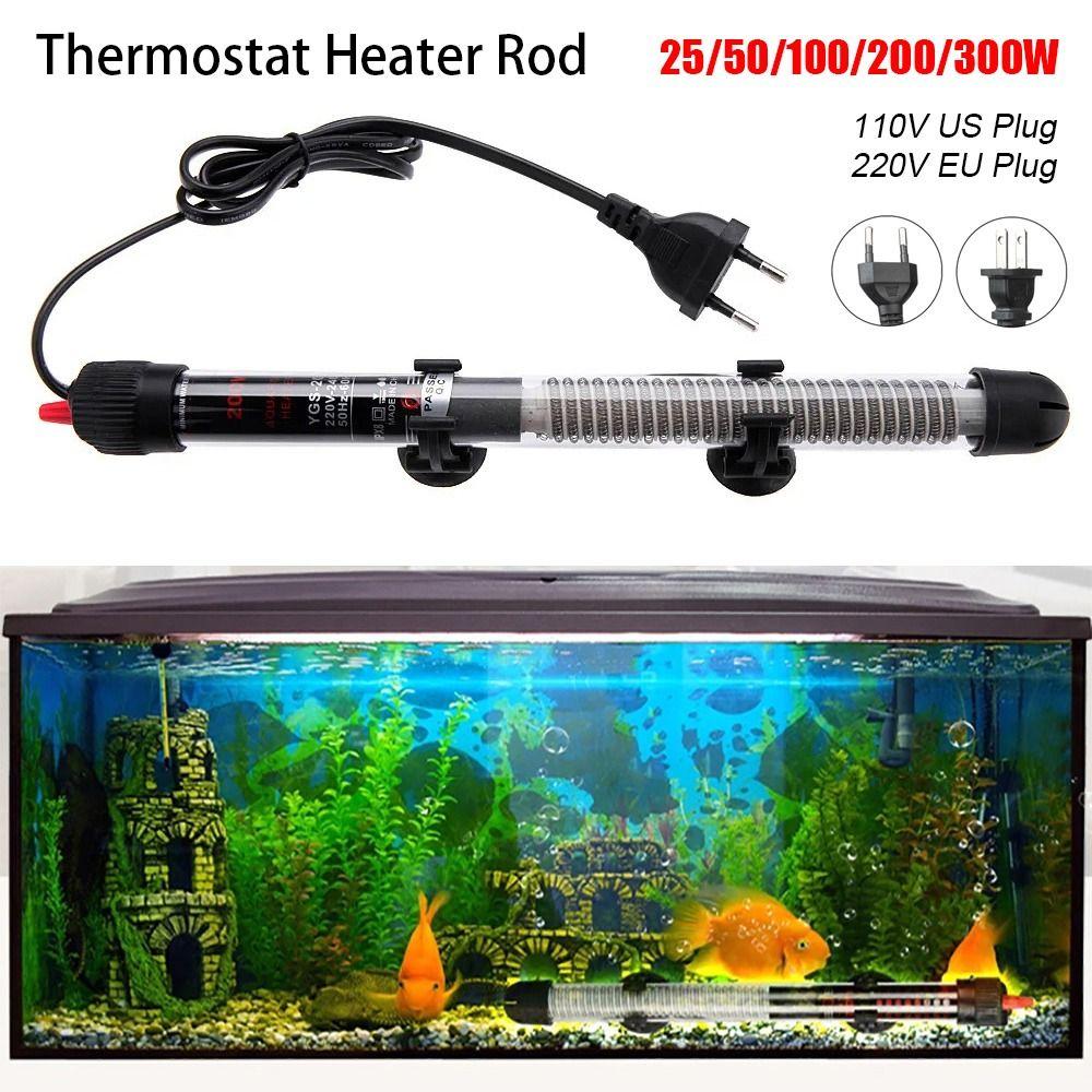 1Pcs Adjustable Temperature Thermostat Heater Rod EU/US Plug Water Heat Rod Aquarium Fish Tank