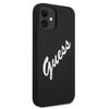 Guess Guhcp12Slsvsbw Iphone 12 Mini5,4 Czarno Biały/Black White Hardcase Silicone Vintage