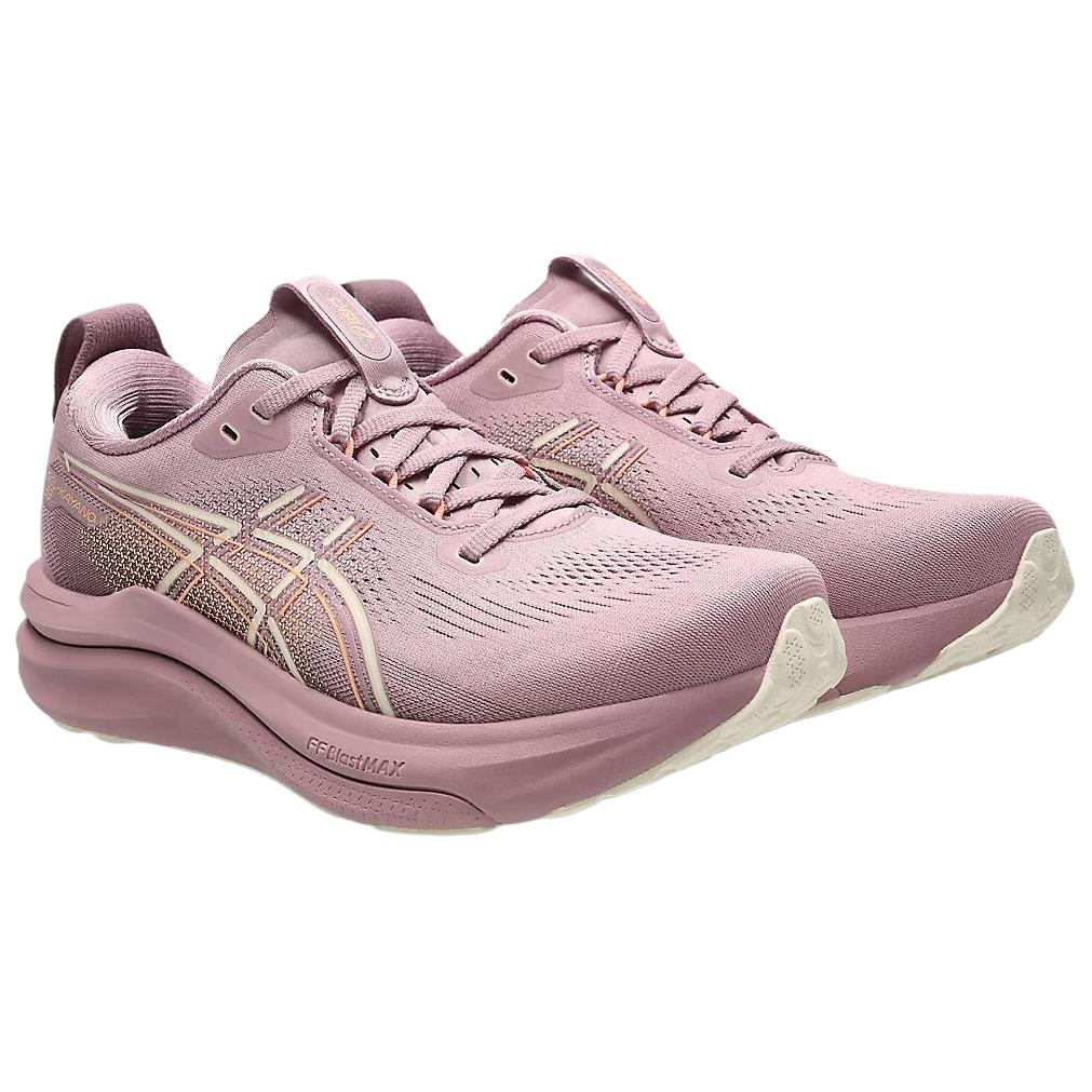 Asics Дышащие поддерживающие амортизирующие беговые кроссовки женские Таро Пурпурный 1012B939-500