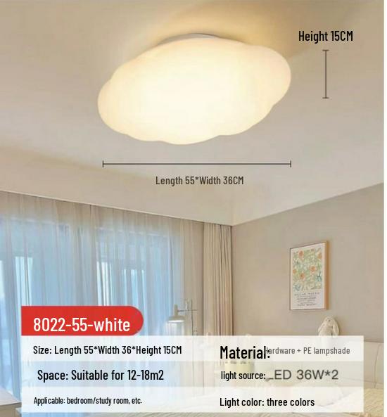 Теплый Романтичный Потолочный Светильник из Массива Дерева с Цветами для Детской или Главной Спальни