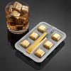 304 Stainless Steel Ice Cubes, Reusable Whiskey Stones, Dice Poker Pattern, Quick-Frozen Metal Ice Pellets, Beer Cooler Bar Tool