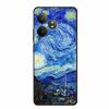 3D Тисненый Чехол Для Realme Narzo N61 Note 60 50 Realme GT 6 6T Neo6 SE C61 C63 Чехол Для Телефона Цветы Черный Силикон Мягкая Задняя Крышка