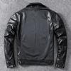 Mulholland Drive Replica Classic First Layer Soft Calfskin Leather Jacket for Men Slim Leather Casual Jacket