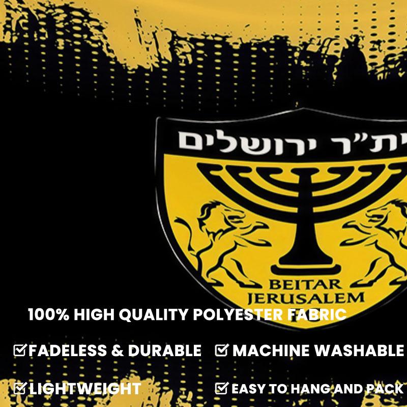 Beitar Jerusalem Wall Tapestry Aesthetic Wall Hanging Printed Fabric Blanket Decorative Tapestries for Bedroom Living Room Home Decor