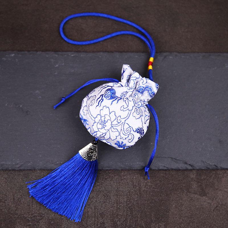 Ancient Style Lavender & Mugwort Sachet - Dragon Boat Festival Mosquito Repellent Pouch