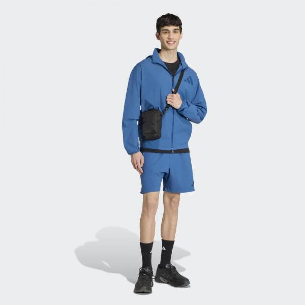adidas Мужские S свободный крой Z.n.e. Тканая спортивная кофта с техническими деталями