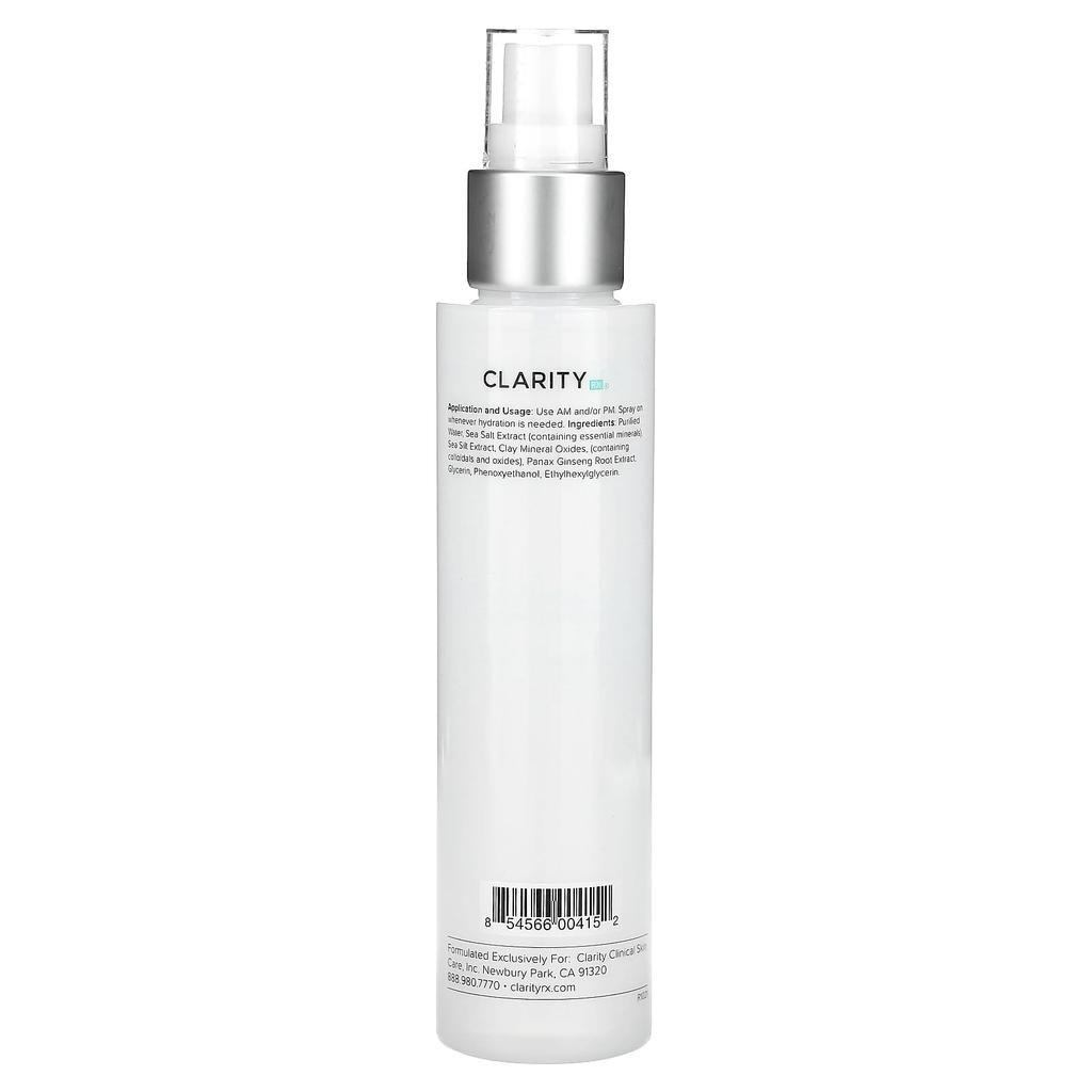 ClarityRx Take Your Vitamins, Daily Mineral Spray for Dry Skin, 4 Fl Oz (120 Ml)