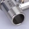 1 Set RO Feed Water Adapter 1/2 to 1/4 3/8 Shut Off Valve Easy Install for Reverse Osmosis System Kitchen Plumbing