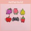 Charming Cute Cartoon Fruit Brooches Featuring Adorable Strawberry Watermelon Grape Designs