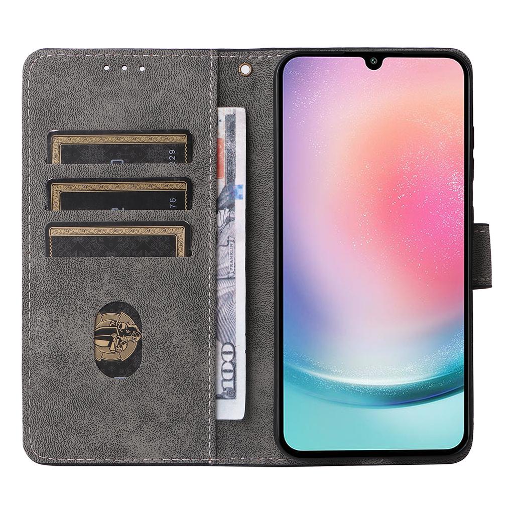 For Samsung Galaxy S25 Case Wallet RFID Blocking PU Leather Cover Viewing Stand