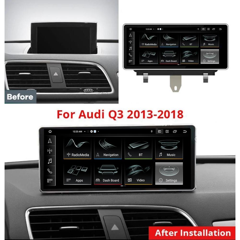 10,25'' Android 13.0 автомобильное радио для Q3 2013-2018 мультимедийный плеер навигация стерео CarPlay экран головное устройство GPS