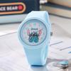 Cute Cartoon Silicone Watch - Candy Colors, Round Face - Perfect for Middle Schoolers