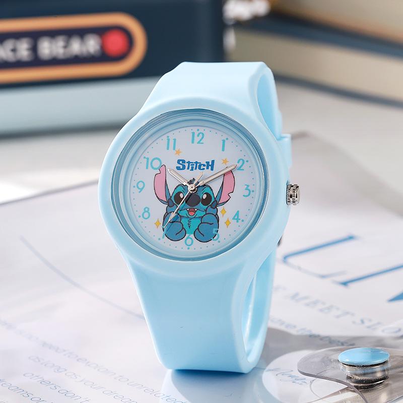 Cute Cartoon Silicone Watch - Candy Colors, Round Face - Perfect for Middle Schoolers