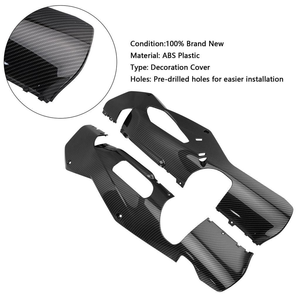 Lower Side Fairings Full Belly Pan Plate Cover For Aprilia RSV4 2021-2024