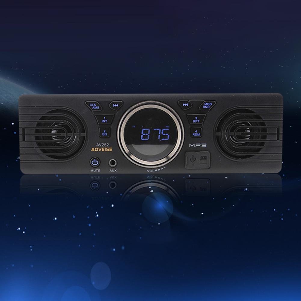 MP3-плеер Автомобильный FM-радиоприемник Поддержка TF MINI USB AUX Интерфейс Автомобильный ресивер Аудио Мультимедиа Плеер Совместимость с Bluetooth