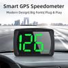 Car Digital GPS HUD Speedo USB Head-Up HD Display Speed Meter High Definition GPS Speed Detector Plug and Play for Car Vehicle