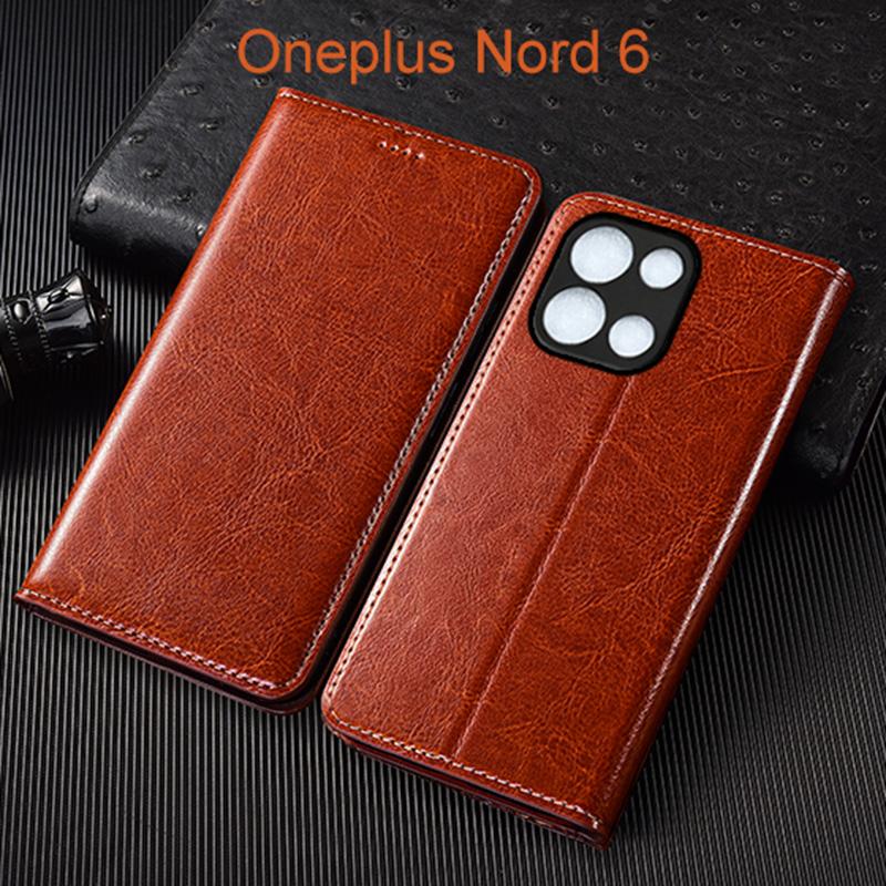 Флип-чехол из натуральной кожи Crazy Horse для телефона Oneplus Nord 6 CE6 Lite, чехол-книжка, кардхолдер, защита от царапин