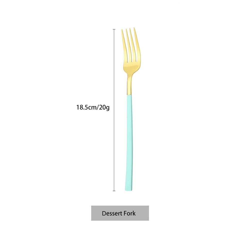 1 шт., десертная вилка, набор столовой посуды, обеденная вилка из нержавеющей стали, столовые приборы, посуда, кухонное серебро, столовые приборы высокого качества