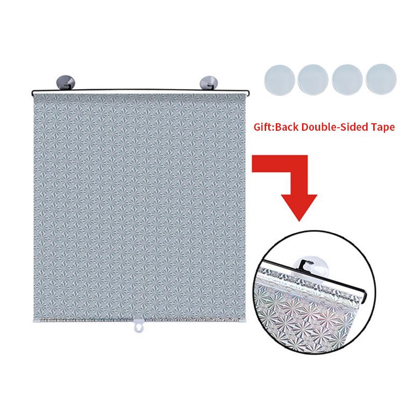 Выдвижная затеняющая штора для автомобиля, рулонная штора для бокового окна, бытовые гостиные, солнцезащитная штора, рулонные жалюзи, крышка на лобовое стекло, спальня, кухня, сетка