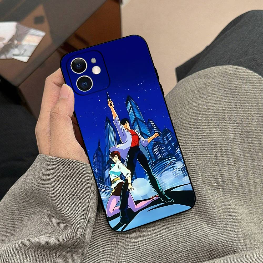 City Hunter Phone Case Black Phone Case For IPhone 17/16/15/13/14 Pro Max/ 11Plus/X/Xr/Xs Max 13mini
