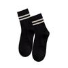 New Striped Cotton Sweat-absorbing Anti-friction Mid-calf Sports Socks Unisex Baseball Socks Basketball Socks Running Socks