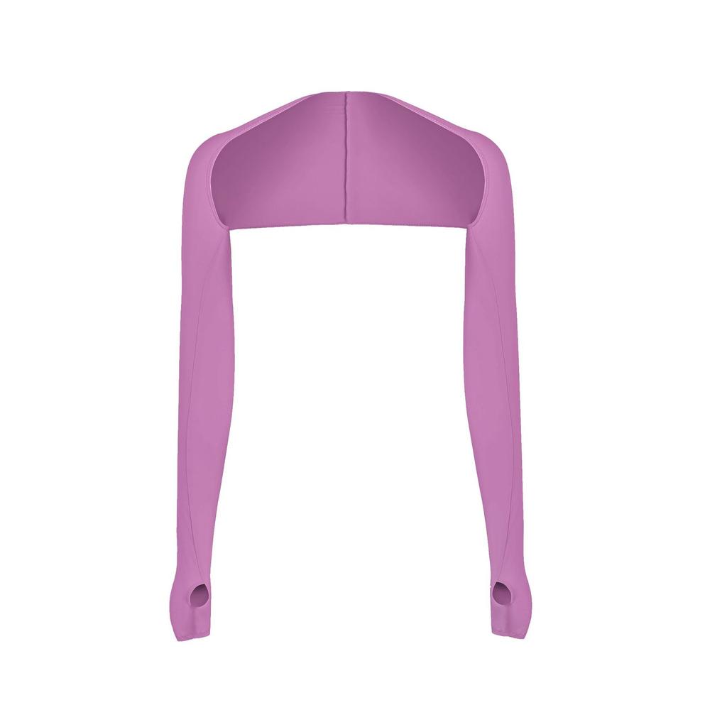 Ice Silk One Piece Shoulder Attached Ice Sleeve Women's UV-Resistant Outer Cover for Golf Sleeve Cover for Sun Protection