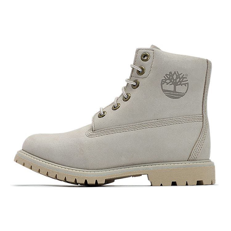 Timberland Paninara Collarless 6" WP Short Casual Martin Boots Women Boots Light-Gray A2M2S071