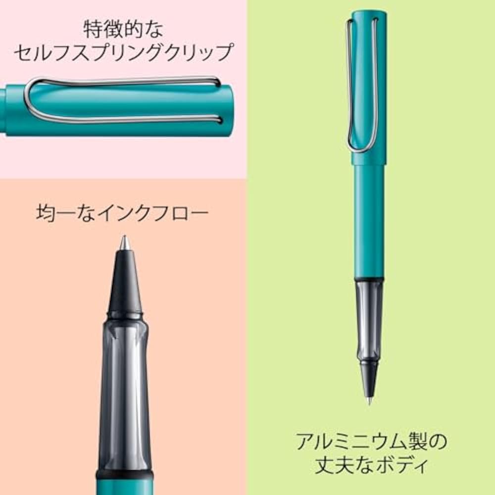 Ручка-роллер LAMY AL-Star Турмалин - Прозрачная Эргономичная Ручка Ширина Линии M - Легкий Алюм...