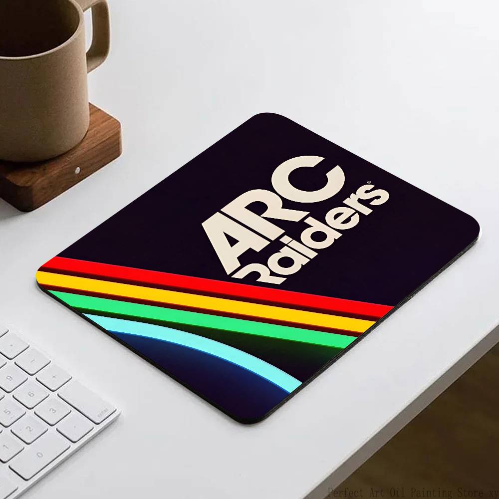 A-ARC Raiders Игровая Коврик для Мыши Маленький С Замком Коврик для Мыши Для Игроков Настольный Коврик для Компьютера Прямоугольный Противоскользящий Резиновый