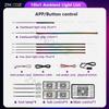 22-в-1 RGB Акриловые Автомобильные Салонные Светодиодные Ленты RGB Скрытая Акриловая Лента Декор Аксессуары для Атмосферы Для Silverado
