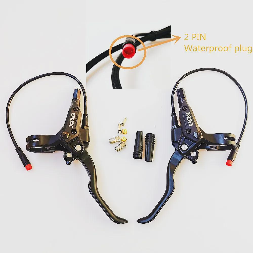 XOD электрический велосипедный дисковый тормоз с отключением питания и водонепроницаемым разъемом 2PIN