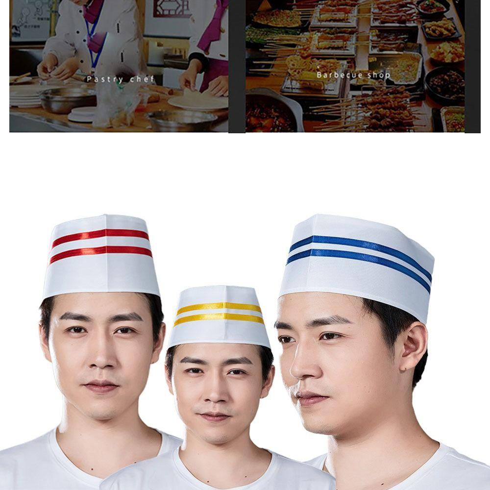Головные уборы Шапка шеф-повара Мужская и женская плоская кепка Передняя кепка Кулинарная шляпа Ресторан Столовая Пекарня Кухня