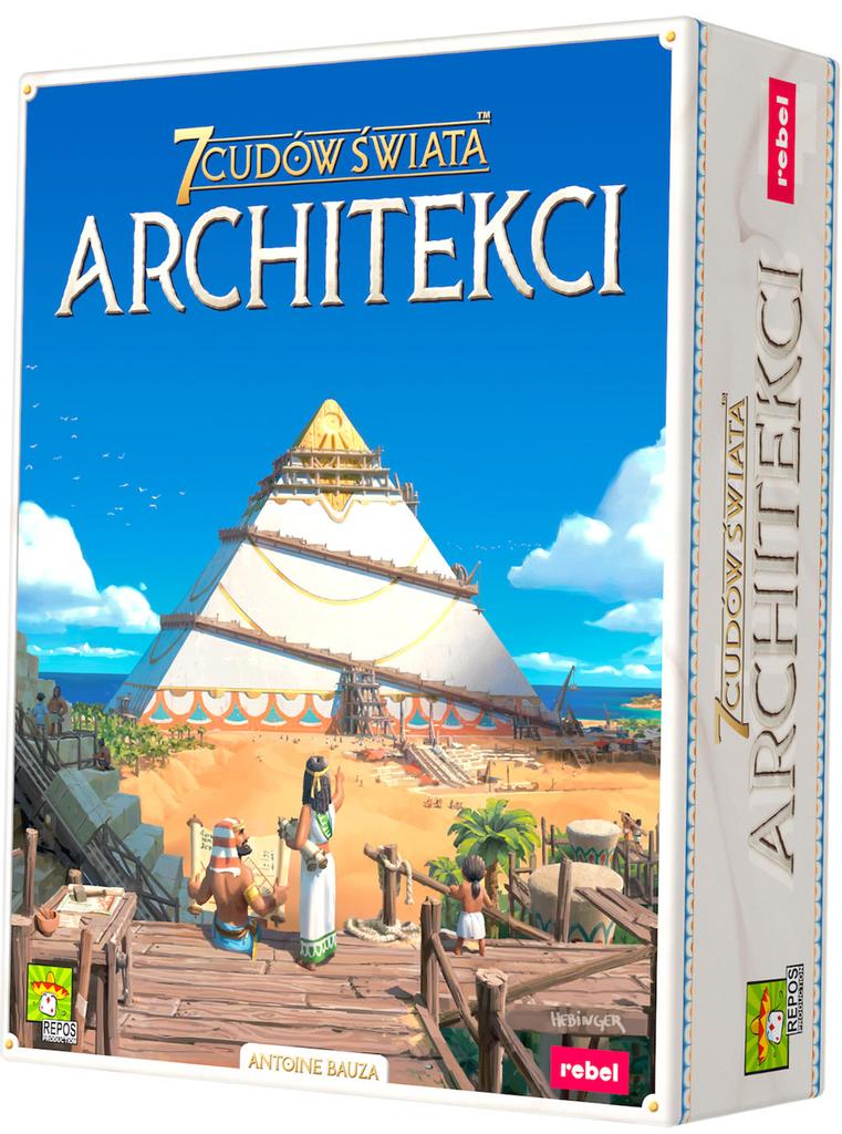Architects of the 7 Wonders of the World. Board Game. Rebel