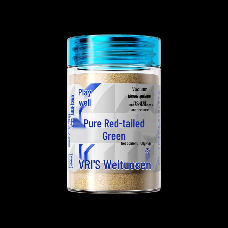 Порошок для корма Weituosen Красный Хвост Зеленая Рыба