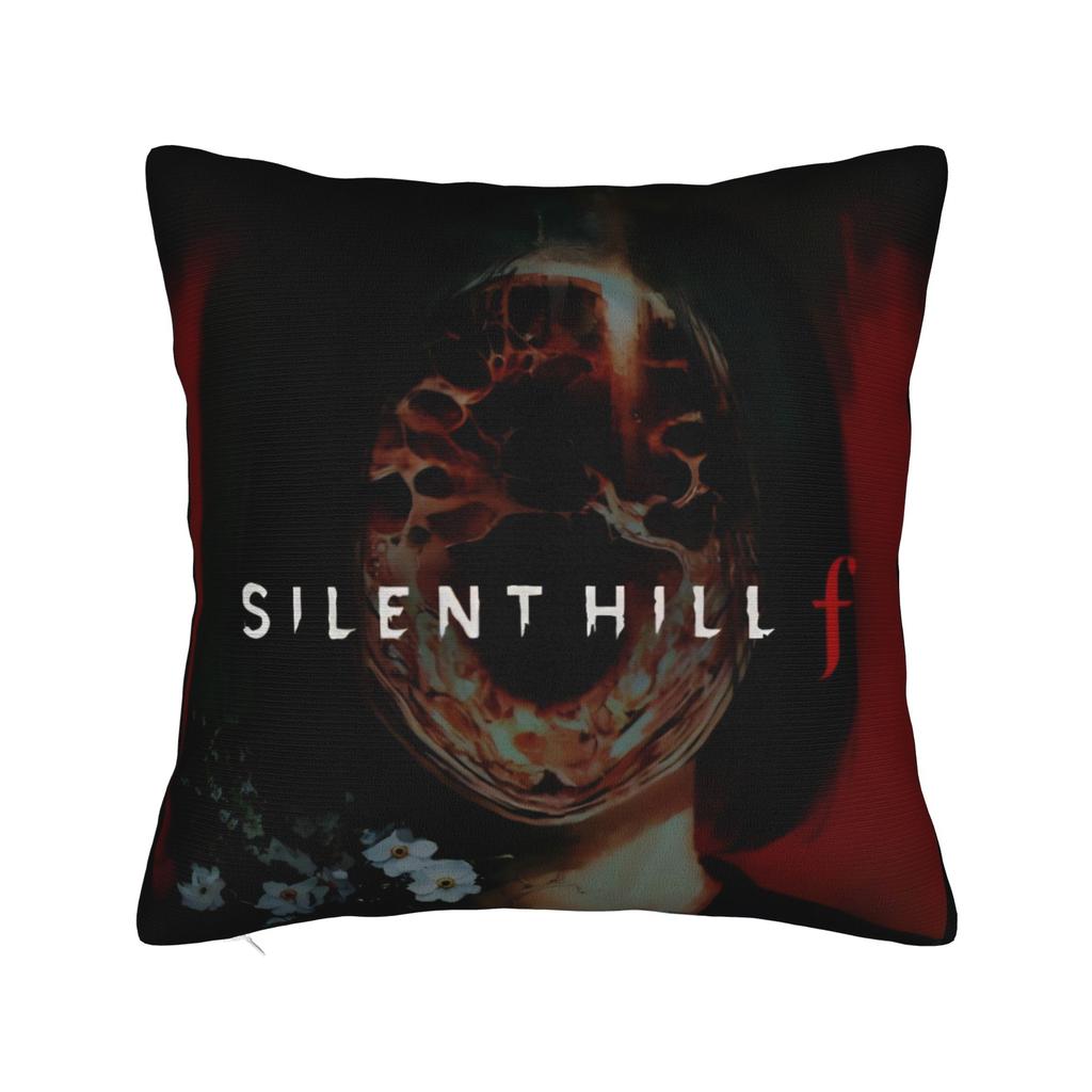 Lakeside Amusement Park Varsity Square Pillow Case Decorative Pillow Silent Hill Robbie the Rabbit Customized Cushion Covers