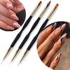 Nail Uv Gel Brush French Stripe Liner Pen Manicure Ultra-Thin Line Dot Brushes
