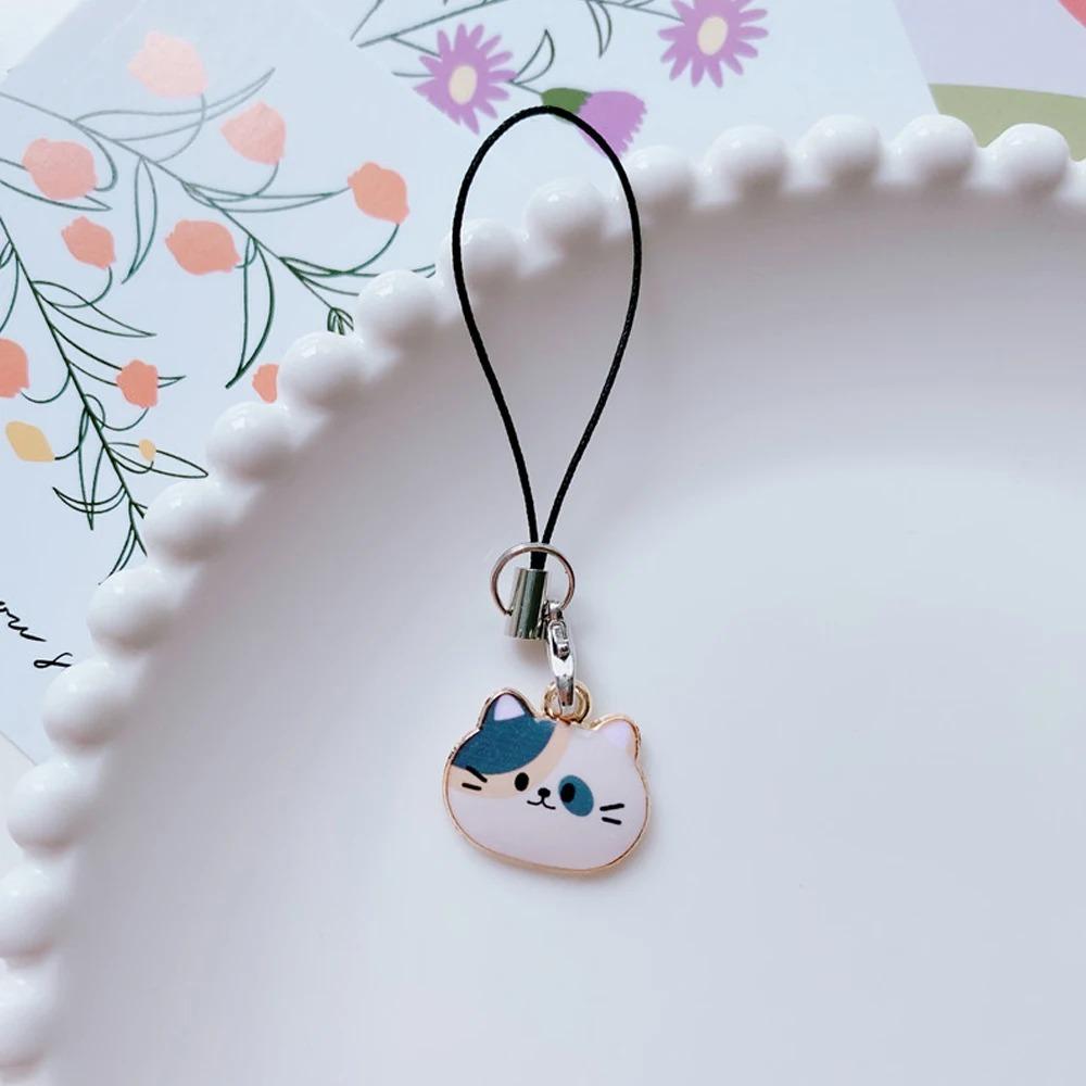 Charm Cat Phone Strap Ornaments Animal Phone Pendent Cellphone Rope Cat Phone Lanyard  Bag Pendant